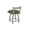 Holland Bar Stool Co 18" Low Back Swivel Vanity Stool, Nickel Finish, Graph Cork Seat 82118AN017 - alternate 4